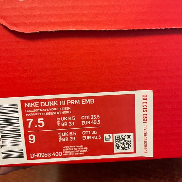 Nike Dunk High Sports Specialties - Picture 2 of 3